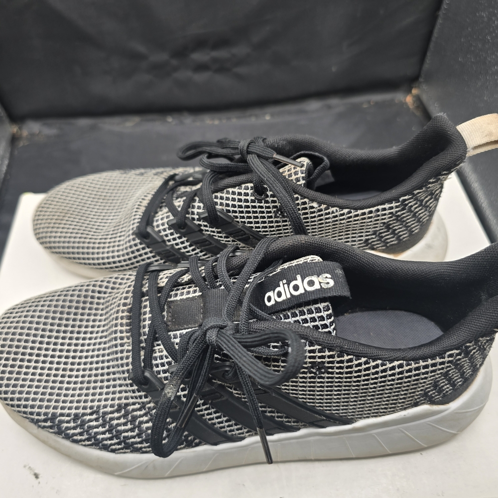 Adidas Black and‎ White Sneakers